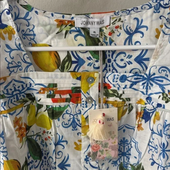 Johnny Was Citrus Sleep Short Set (100% Cotton!!)
